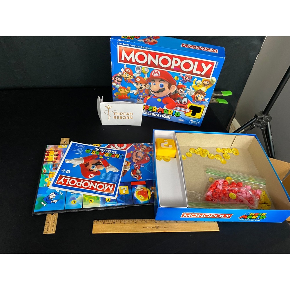Super Mario Celebration Monopoly Game Board Game‎ Collector's Edition